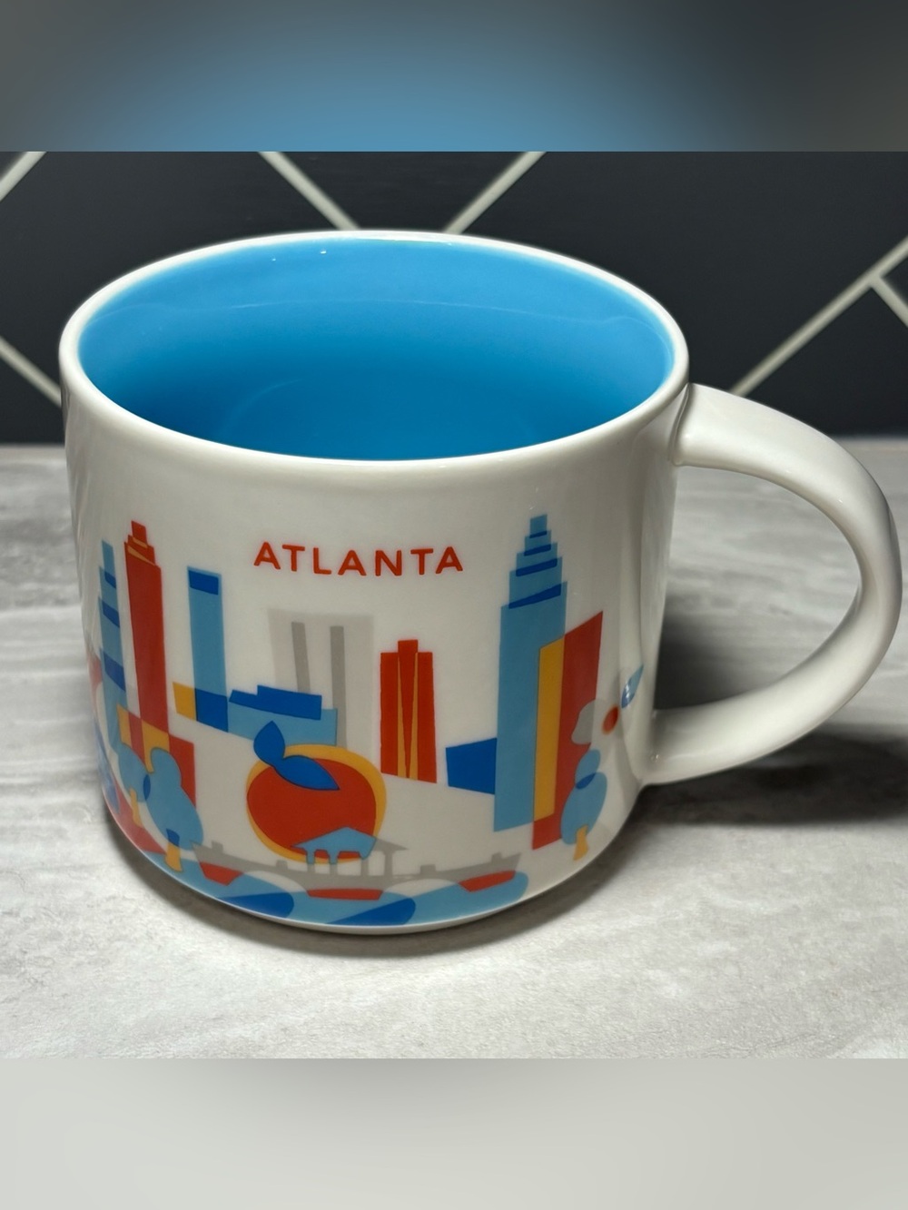 Starbucks Atlanta You Are Here Collection Series 14oz Coffee Tea Mug Cup